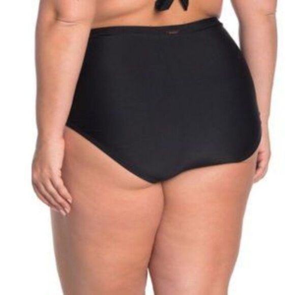 Raisins Curve Shoreline black tummy thinner Bottoms size 22W - Picture 2 of 6